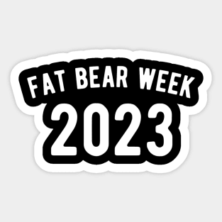 Fat bear week Sticker